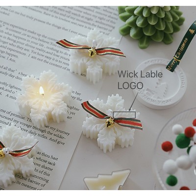 Snowflake Christmas Scented Candle