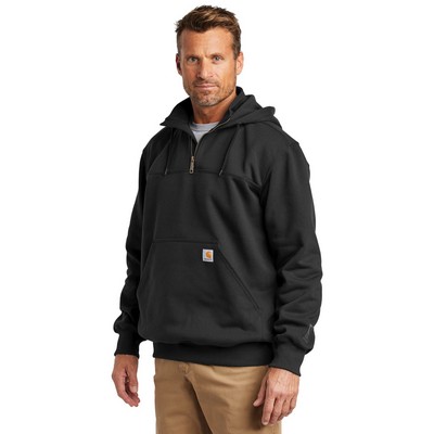 Carhartt Rain Defender Paxton Heavyweight Hooded Zip Mock Sweatshirt