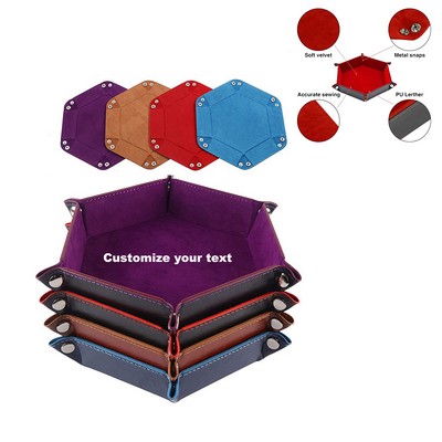 Hexagon Dice Holder Tray