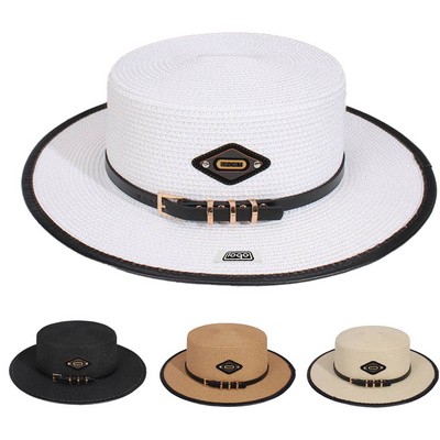 British Flat Top Sun Hat