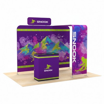 10' Trade Show Display With Bridge Archway