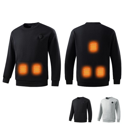 Electric Heated Sweatshirt - 5 Heating Zones