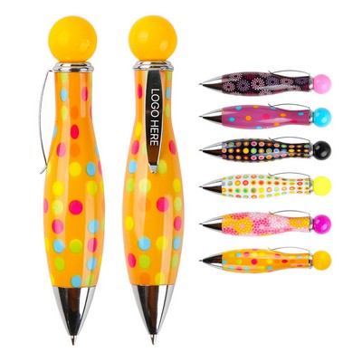 Colorful Bowling Ballpoint Pen Creative Mini Chunky Pen