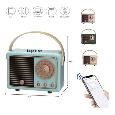 Potable Retro Bluetooth Speaker