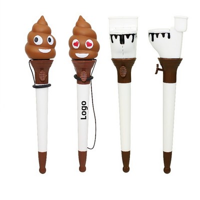Fun Toilet Jumping Pencil for Kids Stress Relief
