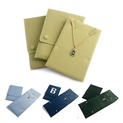 Velvet Jewelry Necklace Storage Pouches