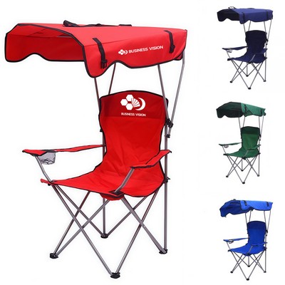 Portable Folding Outdoor Chair With Canopy