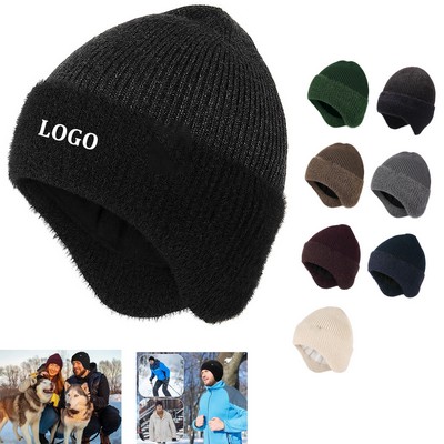 Winter Wool Thread Beanie