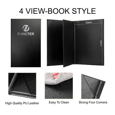 8.5 x 14" 4 Views Dinner Menu Cover