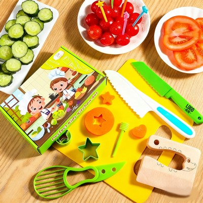 Children's Safety Knife Anti-Cut Kitchen Utensil Set
