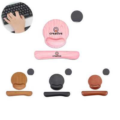 Non - Slip Leather - Base Mouse Pad Set