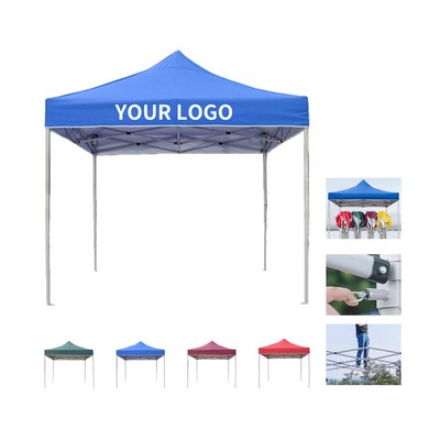Canopy Shelter Tent Ten By Ten Commercial Grade With Banner Sleeve