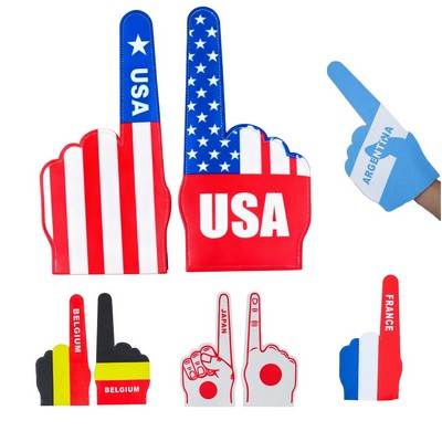 EVA National Flag Cheering Gloves Foam Hand