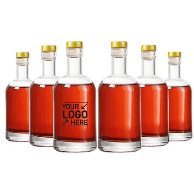 12oz Clear Glass Bottle