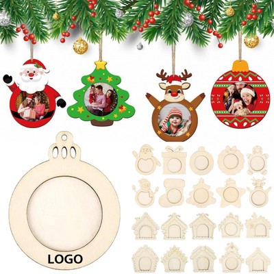 Wood Chips Christmas Ornaments