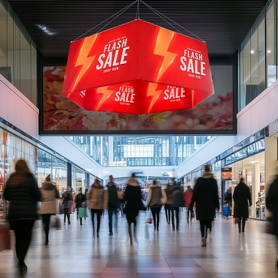 Skytube Hexagon Hanging Sign Package (10' x 5')