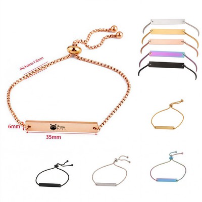 Adjustable Stainless Steel Bracelet