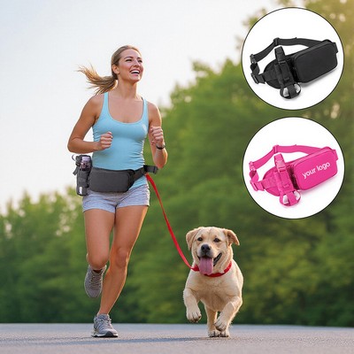Sports Waist Bag with Water Bottle Holder