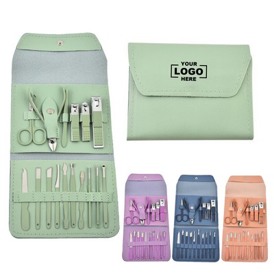16-Piece Stainless Steel Manicure Set