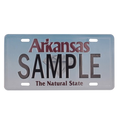 Custom Embossed Metal Auto License Plate