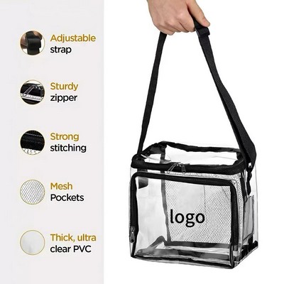 PVC Adjustable Strap Transparent Bag