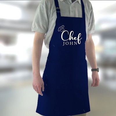 Custom Printed Apron with Adjustable Neck and Pocket