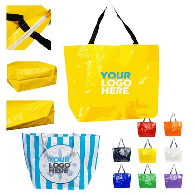 Laminated PP Woven Tote Shopping Bag