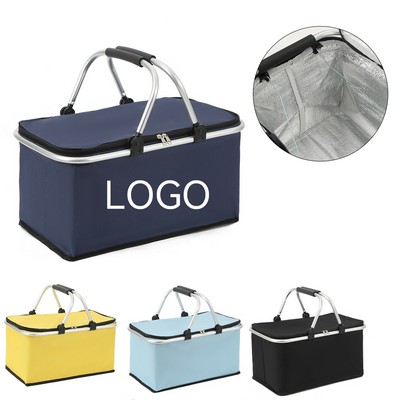 Foldable Insulated Picnic Basket