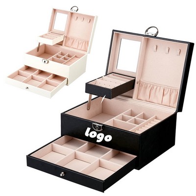 Synthetic Leather Jewelry Casket