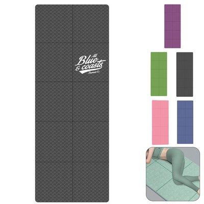 Foldable TPE Yoga Mat