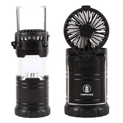 reNew Rechargeable Dual Camping Lantern Fan