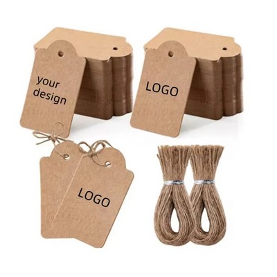 Paper Tags With String