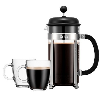Bodum Caffettiera Set 34oz French Press for Two