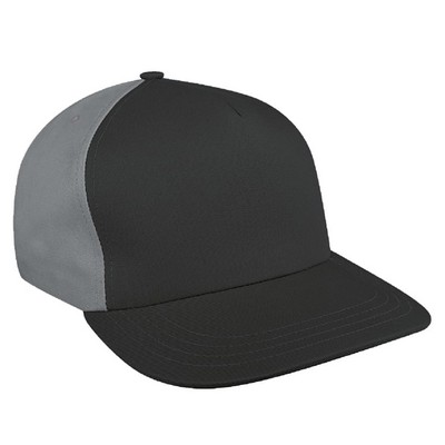 Contrast Back Brushed Slide Buckle Skate Cap