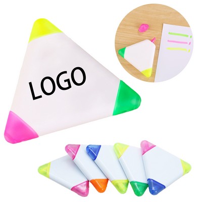 3-in-1 Creative Triangular Highlighter - Study & Review Marker Pen