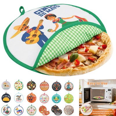 12" Round Insulated & Microwavable Tortilla Warmer Pouch