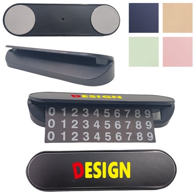 Hidden Car Temporary Number Plate