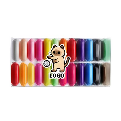 Colorful modeling clay set