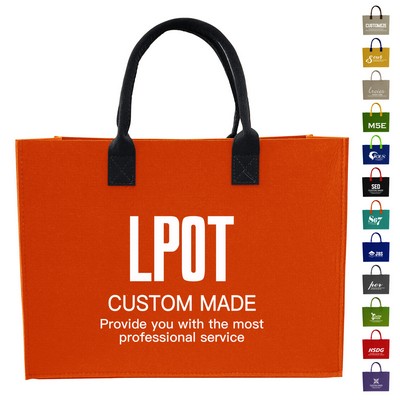 Felt Handheld Tote Bag