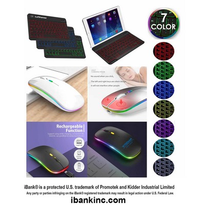 iBank ® Bluetooth Keyboard & Mouse compatible with iPad A16 11th 10th Gen iPad Pro Mini Air Phone
