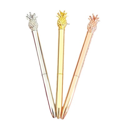 Pineapple Crystal Capacitive Stylus Pen, Metal Ballpoint Phone Advertising Pen