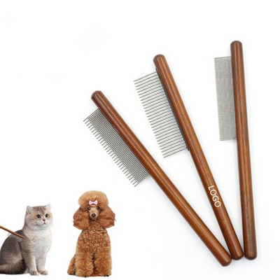 Pet Wood Grooming Combs