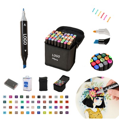 48pcs Per Bag Double Ended Marker Pen