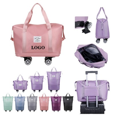Luggage Bag with Detachable Wheels