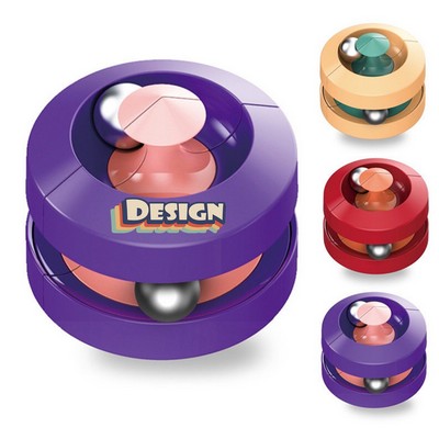 Metal Track Orb Fidget Spinner Toy