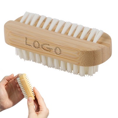 Bamboo Two Side Firm Sisal Nail Brush