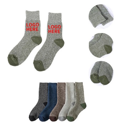 Winter Insulated Odor-Resistant Wool Socks