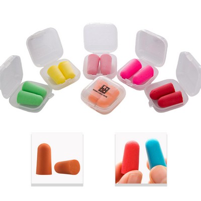 Soft Foam Noise Cancelling Earplug With Case