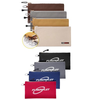 16 Oz Canvas Tool Pouch Zipper Bag