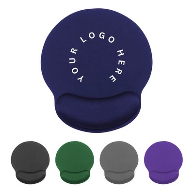 Memory Foam Wrist Support Mouse Pad